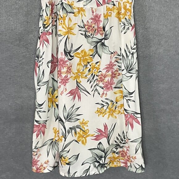 Divided Dress Womens Sz 2 Sundress Floral Zip Feminine Summer Travel Beach‎ - Picture 5 of 13